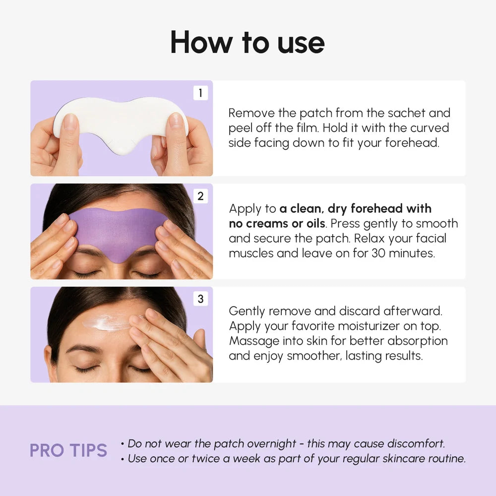 Collagen Forehead Wrinkle Patches Anti-Aging Treatment (30 patches)